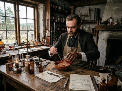 In 1867, a Swedish chemist, engineer and industrialist invented a stable paste made by mixing highly unstable liquid nitroglycerin with porous silica sand called kieselguhr changing the world forever