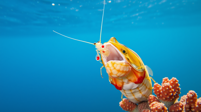 How Cleaner Shrimp Run Ocean Stations That Show Symbiotic Fish Behavior at Work