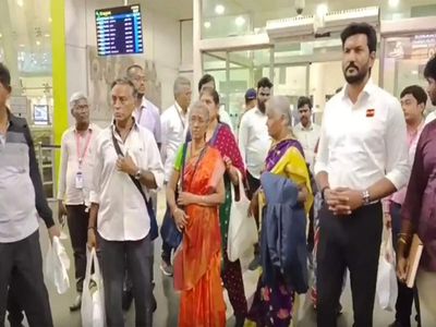 5 Tamil Nadu pilgrims stranded in flood-hit Nepal return safely to Chennai; Minister D Sarathkumar meets survivors