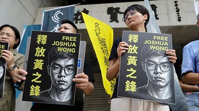 Prominent pro-democracy Hong Kong activist Joshua Wong pleads guilty in second national security law case