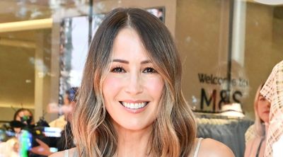 Rachel Stevens makes M&S barrel-leg jeans and a white shirt instantly more luxurious with these eye-catching accessories