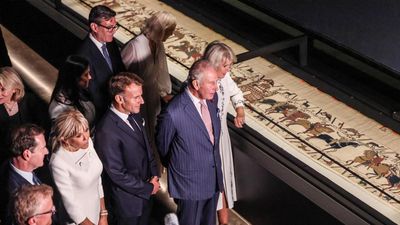 🔴 Live: Macron and Charles III visit historic Bayeux tapestry exhibition together