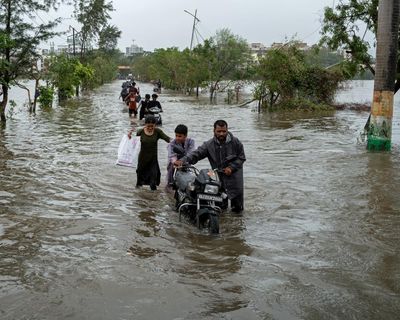 Afternoon Update: Global heating forecast to hit at least 1.8C; DNA tests to help identify Nepal flood victims; and shark drones
