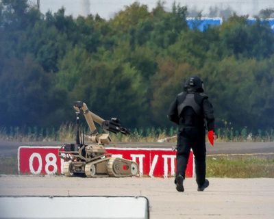 Russian ‘attempts to intimidate Europe will fail’, says EU’s Kallas as Germany blames Moscow for Leipzig drone incident – as it happened