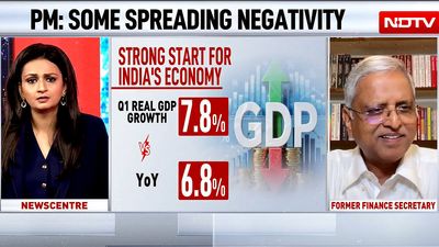 Ex-finance secretary questions GDP calculation, NDTV anchor insists on govt data ‘sanctity’