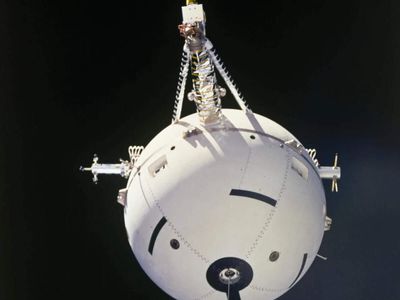 In 1996, Columbia reeled out a satellite on a 19.7-km conducting tether; the line snapped after nearly 5 hours of data, but the system reached about 3,700 volts