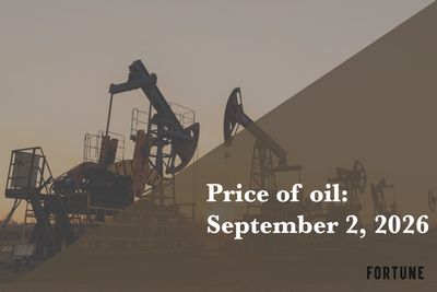 Current price of oil as of Sept. 2, 2026
