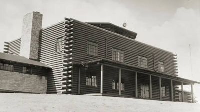 In 1941, US Steel built a summer camp lodge at Indiana Dunes; after about 50 years closed, it has reopened and workers found an original time capsule hidden in its walls