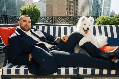 Travis Kelce's Dog Wendy Joins Him in Tommy Hilfiger's Fall 2026 Campaign