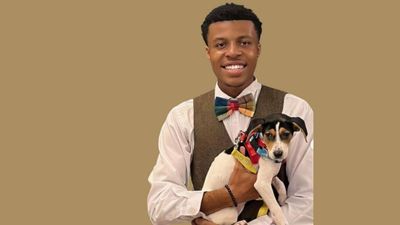 Meet Sir Darius Brown, the 19-year-old who has made 7,000 bow ties for shelter pets and helped raise more than $500,000 to help animals find homes