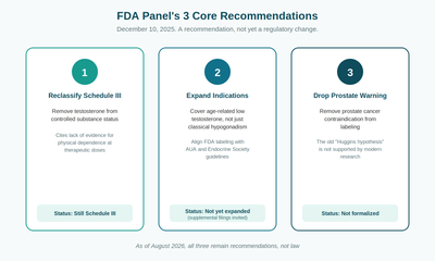 Beyond the FDA Panel: What Men Actually Need to Know About Testosterone Therapy in 2026