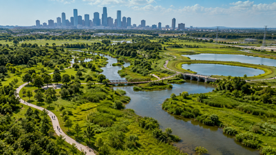 In 1986, Houston bought 1,400 acres for an airport that was never built; 40 years later, the land is becoming parks and flood-control space