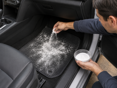 How to remove bad odors from car mats: This simple baking soda trick can help
