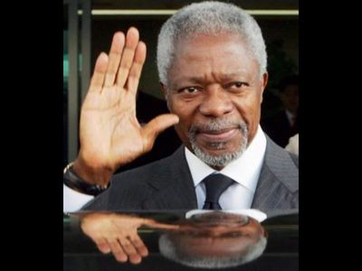Quote of the day by Kofi Annan: 'If one is going to err, one should err on the side of liberty and freedom.' Life lessons from inspiring quote on leadership, trust, human dignity, rights and democracy
