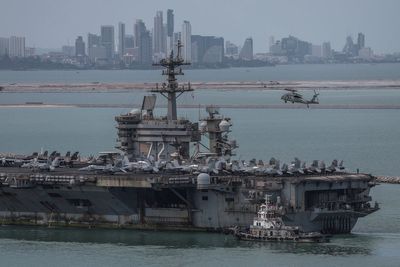 USS Lincoln captain shuts down questions about ship’s condition as it arrives in Thailand