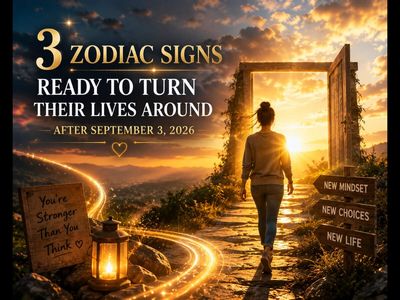 3 zodiac signs ready to turn their lives around after September 3, 2026