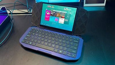 Acer’s wild Project DualPlay Mini is a foldable handheld that doubles as a netbook — concept shown alongside Predator Atlas 7 handheld sporting Intel’s Arc G-series chip