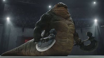 The Mandalorian and Grogu features a hidden Han Solo Easter egg in a Rotta the Hutt scene