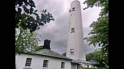 In 1996, a young TV reporter bought an abandoned 1830s lighthouse after it failed to sell at auction; he turned its 110-foot tower into an eight-storey home