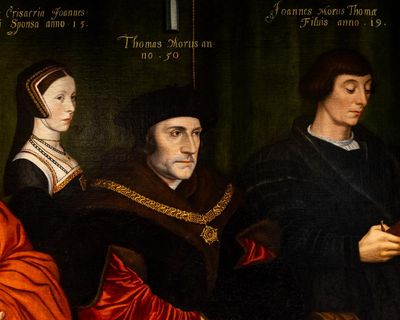 Public given rare access as Thomas More painting goes under microscope