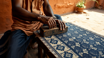 Ajrakh Fabric, Sixteen Rounds of Handblock Printing, and Why the Craft Price Is Justified