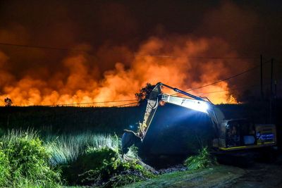 Maps show surge in Indonesian wildfire hotspots where people and orangutans are choking to death