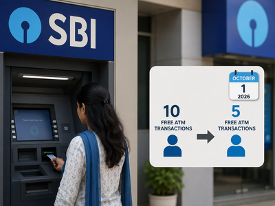 SBI ATM rules set to change from October 1, 2026: Free ATM transaction limit for these account holders cut from 10 to 5