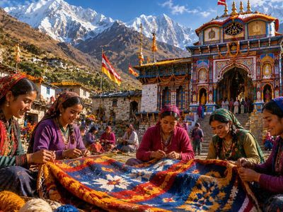 Why Only Mana Village Girls Can Make Badrinath’s Sacred Blanket