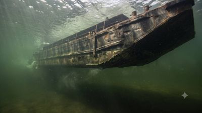 In 2021, South Carolina sank a retired 250-foot barge off Edisto Island; its water tower and containers now give snapper and grouper cave-like shelter