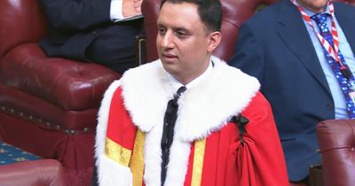 Former Scottish Labour leader Anas Sarwar sworn in to House of Lords