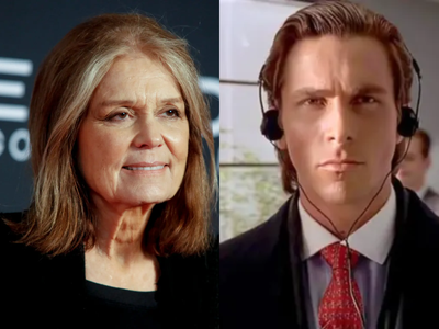 Gloria Steinem, the icon of American feminism, was one of the most prominent critics of American Psycho and even reportedly convinced Leonardo DiCaprio to leave the film. Later, her stepson Christian Bale played the title character
