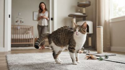 Her Cat Started Chasing Its Tail and Urinating in the Crib the Year After the Baby Came Home