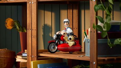 A Wallace and Gromit Motorcycle and Sidecar Lego Set? Sign Us Up