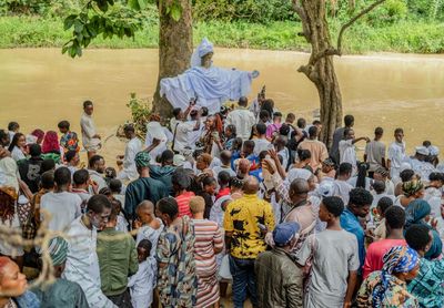 A river goddess, hundreds of devotees – and polluted water: the Nigerian festival threatened by gold mining