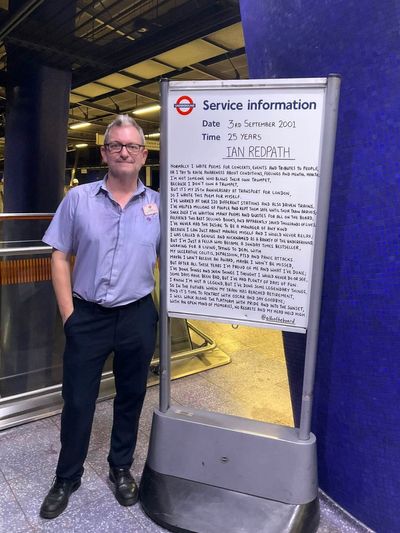 All On The Board poet celebrates 25 years on the London Underground with heartfelt poem to himself