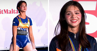 Female Weightlifting Medalist Goes Viral As Netizens Can’t Believe How Much She Lifted Despite Petite Frame
