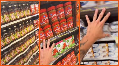 Man walks into Kroger and discovers the fully stocked shelves are actually giant posters: ‘Went into Kroger slipped through a wormhole’