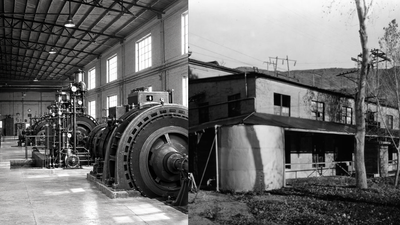 In 1909, engineers built a hydroelectric plant in Arizona, where mule teams carried construction materials up mountains