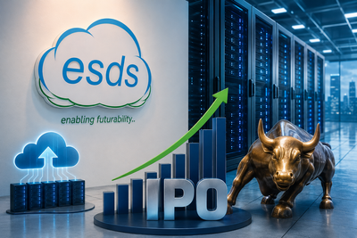 ESDS Software shares score stellar D-Street debut, list at 76% premium over IPO price