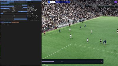 DLSS 5 can be jammed into almost any game now, so I've been playing FM26 with neural rendered little computer people because that's just what I do