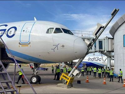 Indigo flight hits pole while parking at Srinagar airport
