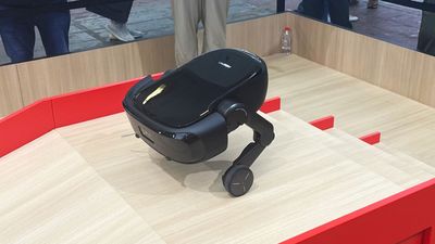 I just watched a robot vacuum actually climb stairs — it took 3 minutes but those steps were sparkling after