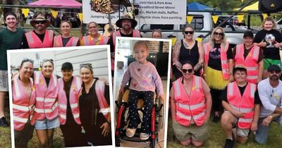 A little town with a big heart is rallying around three-year-old Harriet
