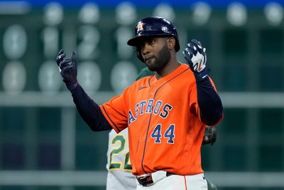 Yordan Alvarez is driving toward a Triple Crown, but he's happiest driving his family's RV