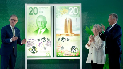Bank of Canada unveils new $20 banknote featuring King Charles III