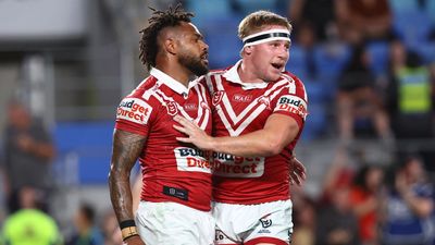 Sleepy Dolphins awake to beat Titans amid high drama