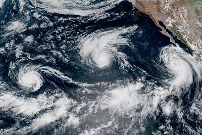 Weather tracker: Hurricanes in the Pacific, but none yet this season in the Atlantic
