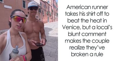 American Man Runs Shirtless Through Venice, Gets A Lesson In Local Laws He Never Knew Existed