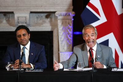 Nigel Farage hit by Zia Yusuf 'running to replace him' row on first day of Reform UK main conference