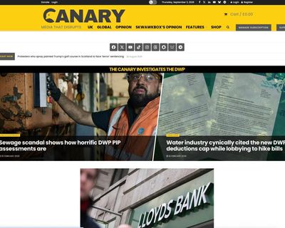 Canary staff not paid amid fears for news website’s future